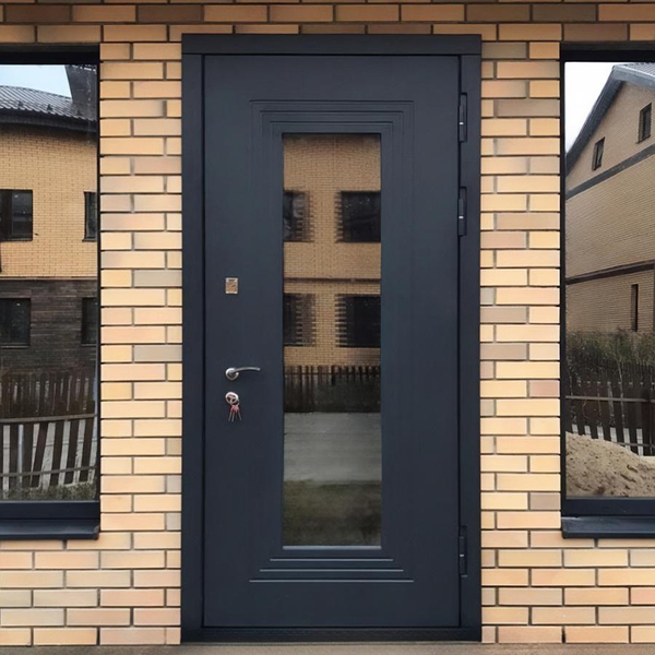 Остекленная дверь МДФ