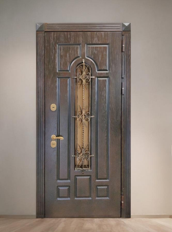 Дверь с терморазрывом и ковкой