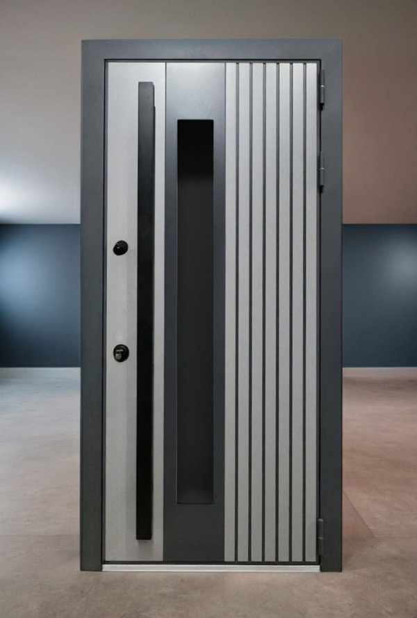 Серая с длинной ручкой